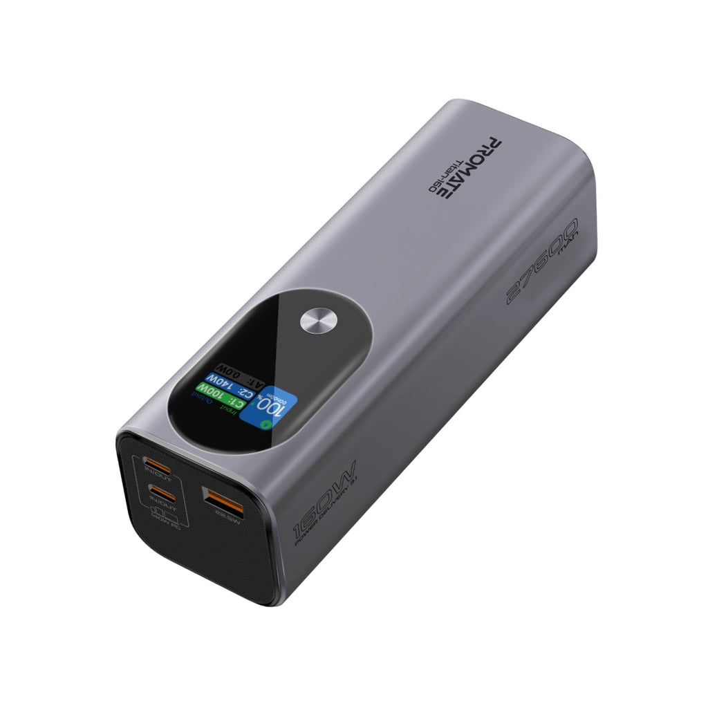 Ultra Compact 160W Multi Port PD 3 1 Power Bank With TFT LCD Screen Ultra Compact 160W Multi Port PD 3 1 Power Bank With TFT LCD Screen