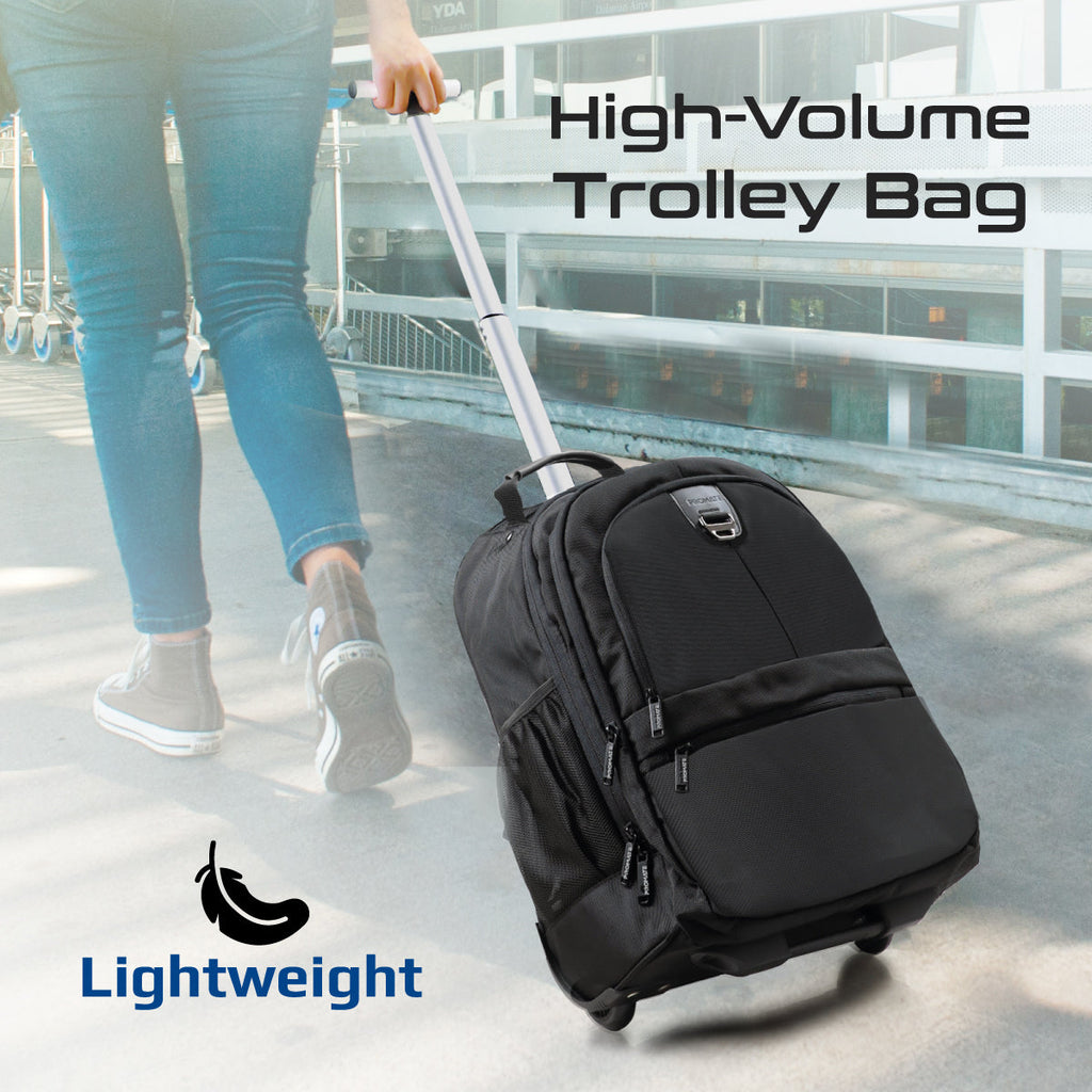 Large Capacity Trolley Bag with Multiple Compartments for