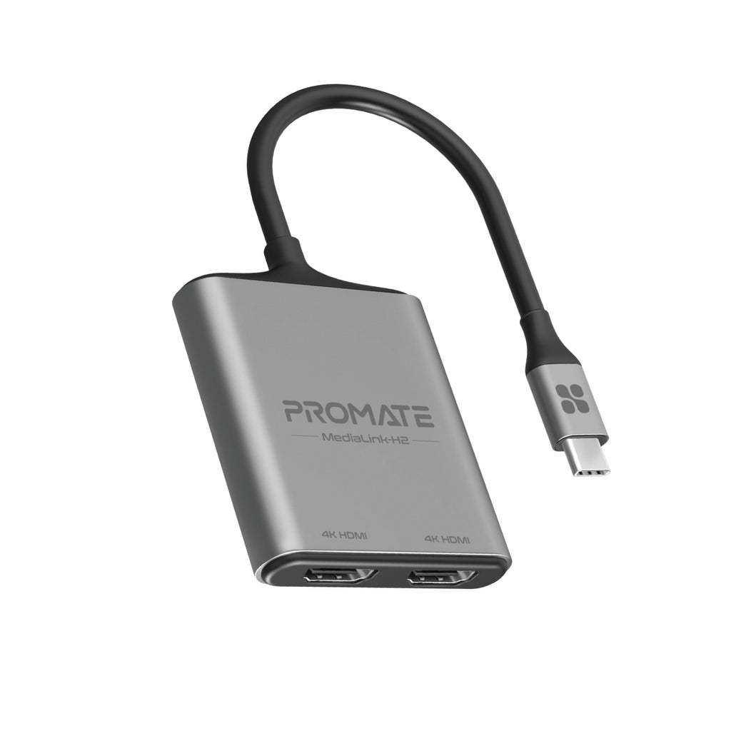 4K High Definition USB-C to Dual HDMI Adapter - Main Image