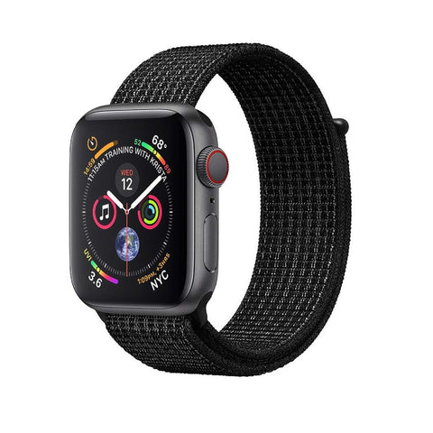 Sporty Nylon Mesh Weave Adjustable Strap for 42mm Apple Watch