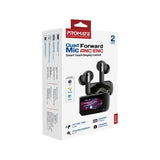 Promate Arix Wireless Earbuds with ANC, ENC & Smart Display