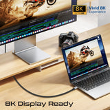 High-Speed 80Gbps USB4™ Cable with 240W PD Support
