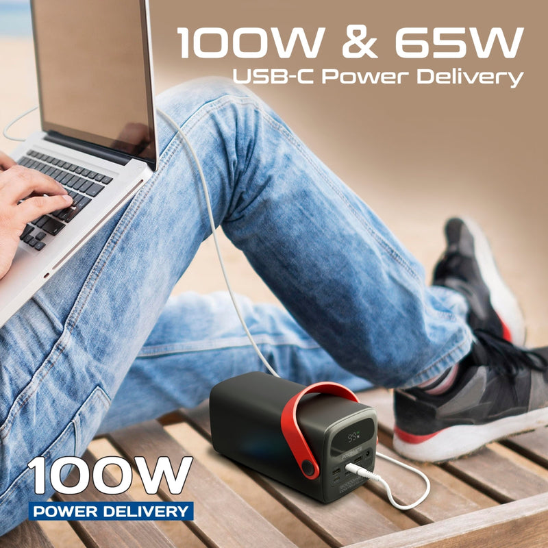 80000mAh High-Capacity 100W Ultra-Fast-Charging Power Pack