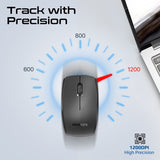 Ergonomic Wireless Multimedia Keyboard with Palm Rest and Ambidextrous Mouse