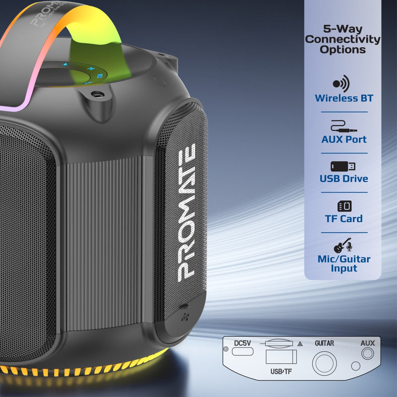 Dynamic RGB Bluetooth v5.3 True Wireless 80W Speaker
