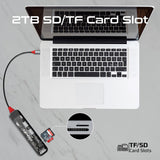 7-in 1 Transparent Multiport Slim USB-C Hub with 100W Power Delivery