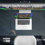 8-in 1 Transparent Ultra-Fast Multiport USB-C Hub with 100W Power Delivery