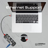 8-in 1 Transparent Ultra-Fast Multiport USB-C Hub with 100W Power Delivery