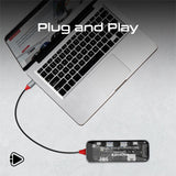 8-in 1 Transparent Ultra-Fast Multiport USB-C Hub with 100W Power Delivery