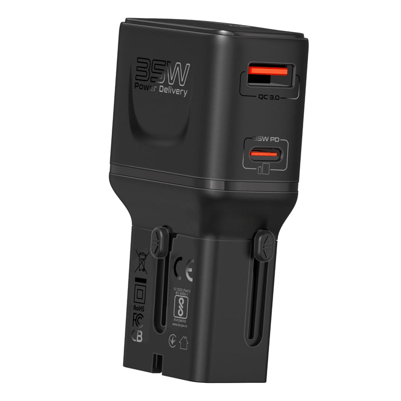 35W Power Delivery Multi-Port Travel Adapter – Promate Philippines
