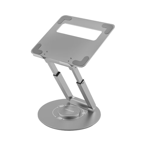 Promate Deskmate-6 Adjustable Laptop Stand with Aluminum Design and Extendable Height