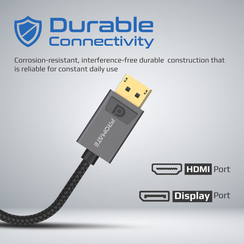 4K@60Hz High Definition DisplayPort to HDMI Adapter