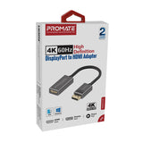 4K@60Hz High Definition DisplayPort to HDMI Adapter