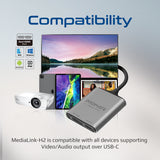 4K High Definition USB-C to Dual HDMI Adapter