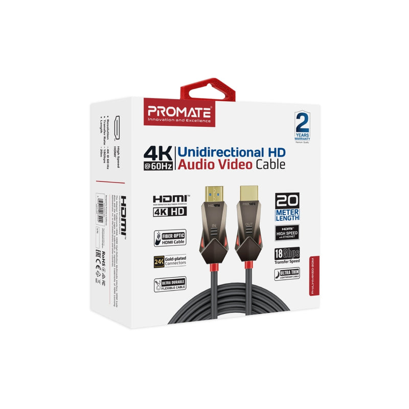 Unidirectional HD 4K@60Hz HDMI Audio Video Cable